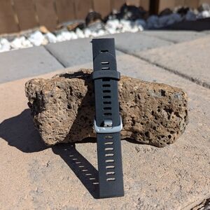 Garmin Quick Release 20 Watch Band Black/Stainless New w/o Box